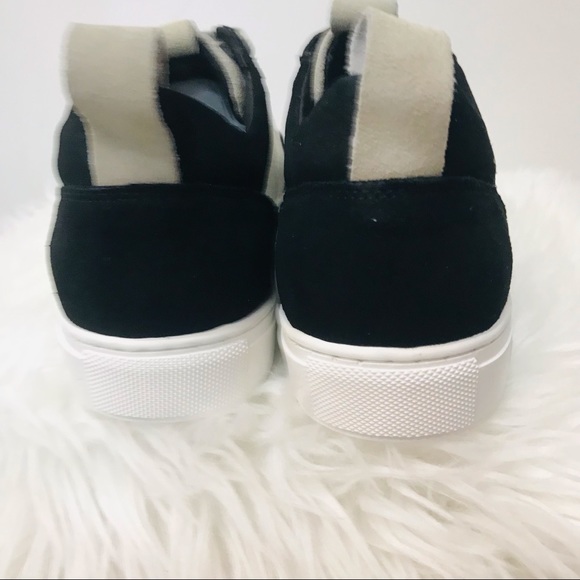 NWT Maxim Pardi Men’s Verona Low top sneakers sz 9.5 black white gray - Picture 7 of 14